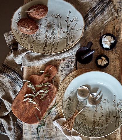 Skålsett i svart jern